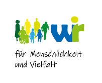 Logo von WIR für Menschlichkeit und Vielfalt